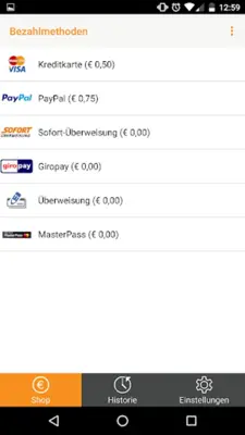 Aufladen - Guthaben, Giftcard android App screenshot 1